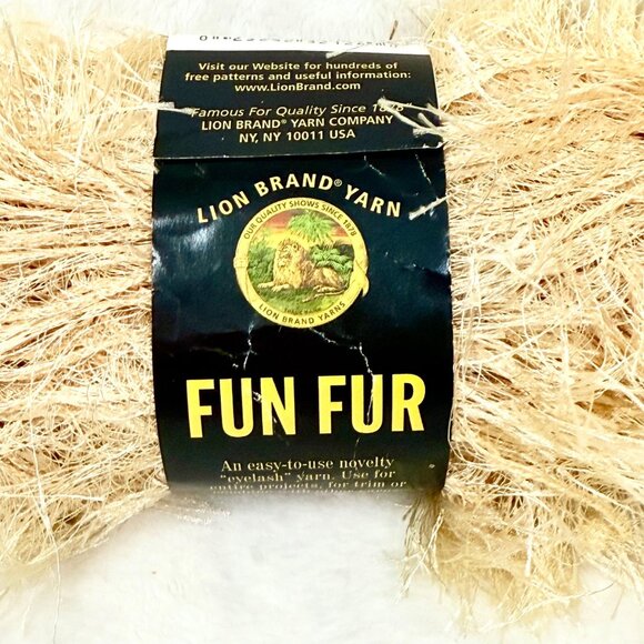 Bernat Boa & Lion Brand Fun Fur Yarn Lot Multicolor Polyester - 4 New Skeins - Picture 7 of 11